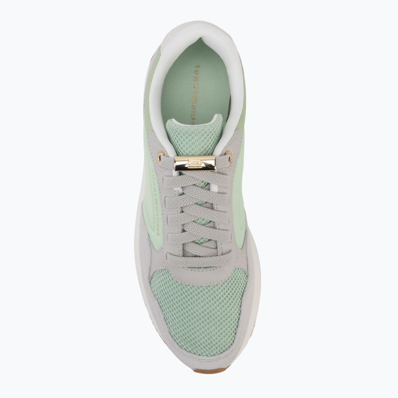Дамски обувки Tommy Hilfiger Chic Eva Runner Mesh gentle jade/grey whisper 5