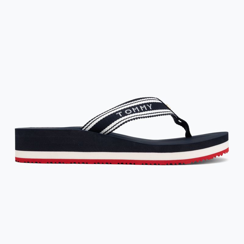 Дамски джапанки Tommy Hilfiger Flag Print Summer Sandal rwb 2