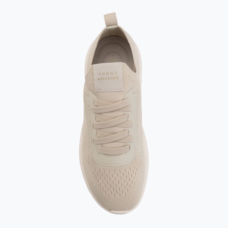 Дамски обувки Tommy Hilfiger Knit Extralight Runner classic beige 5