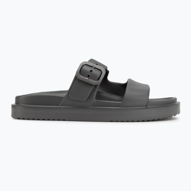 Дамски чехли Tommy Hilfiger Double Strap Sandal Pearl dark grey pearlised 2