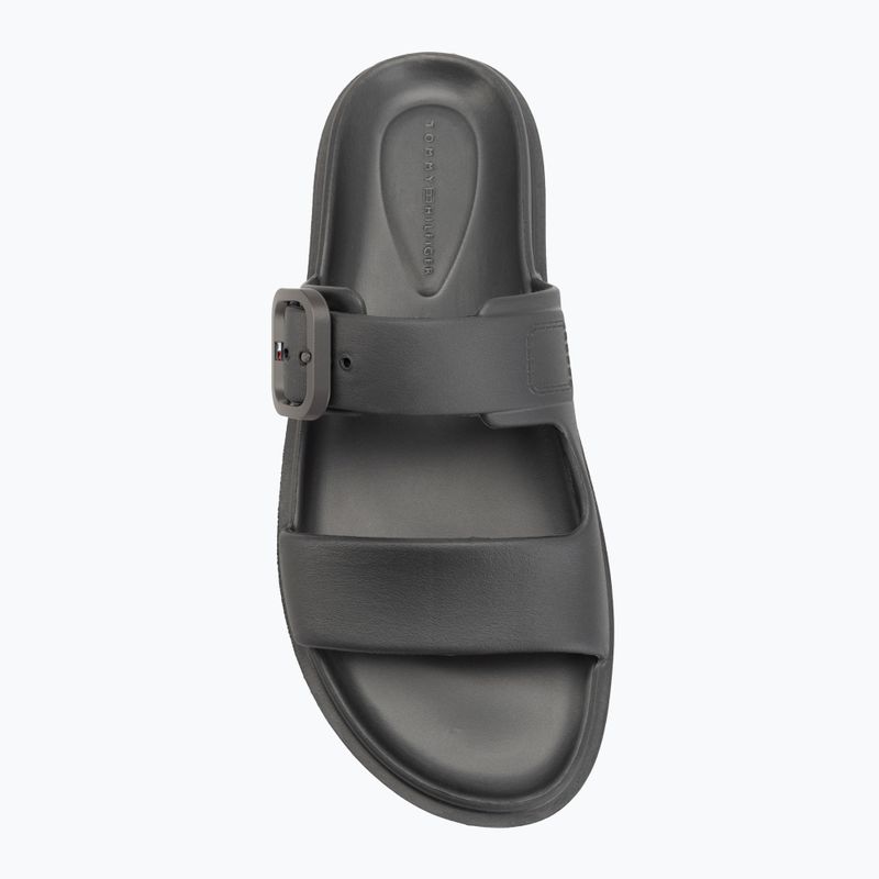 Дамски чехли Tommy Hilfiger Double Strap Sandal Pearl dark grey pearlised 5