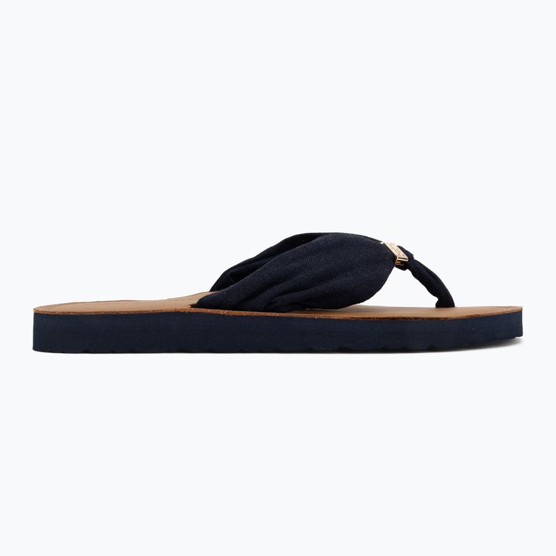 Дамски джапанки Tommy Hilfiger Footbed Summer Sandal Leather space blue 2