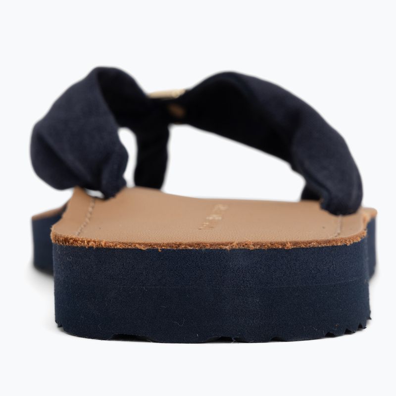 Дамски джапанки Tommy Hilfiger Footbed Summer Sandal Leather space blue 6