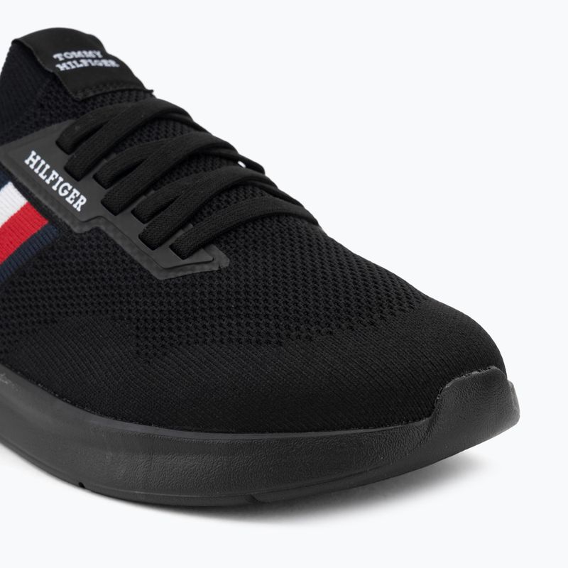 Мъжки обувки Tommy Hilfiger Lightweight Knitted Runner black 7