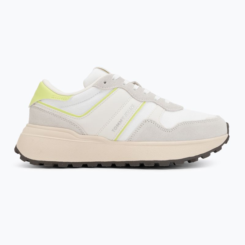 Дамски обувки Tommy Jeans Sporty Runner lime essence/ivory 2