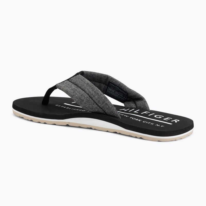 Мъжки джапанки Tommy Hilfiger Chambray Beach Sandal black 3