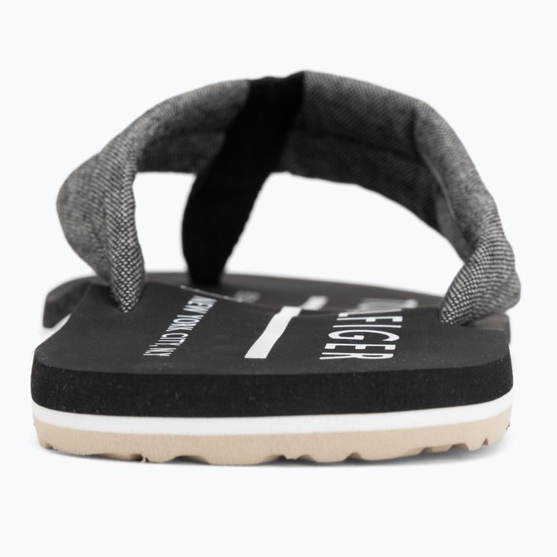 Мъжки джапанки Tommy Hilfiger Chambray Beach Sandal black 6