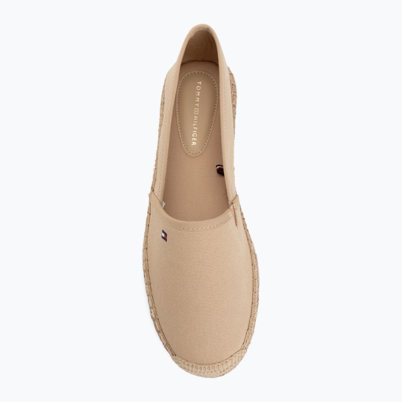 Дамски обувки Tommy Hilfiger Flag Canvas clayed pebble 5
