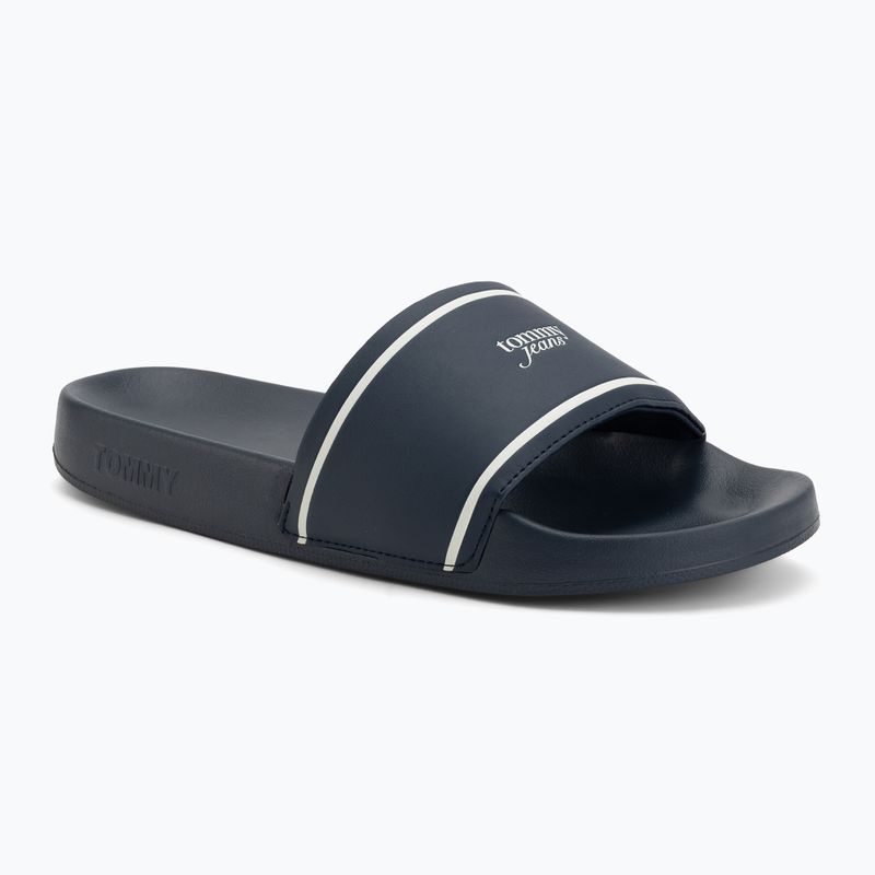 Дамски чехли Tommy Jeans Poolslides dark night navy
