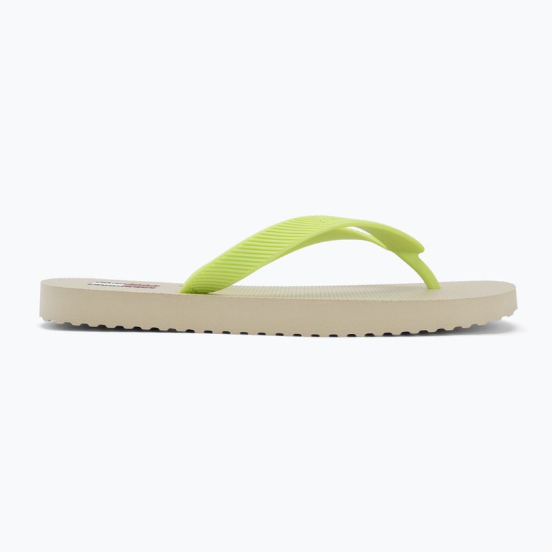 Дамски джапанки Tommy Jeans Logo Summer white clay/lime essence 2