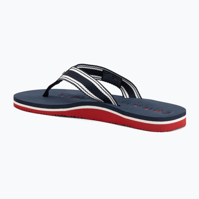 Дамски джапанки Tommy Hilfiger Webbing Summer Sandal rwb 3