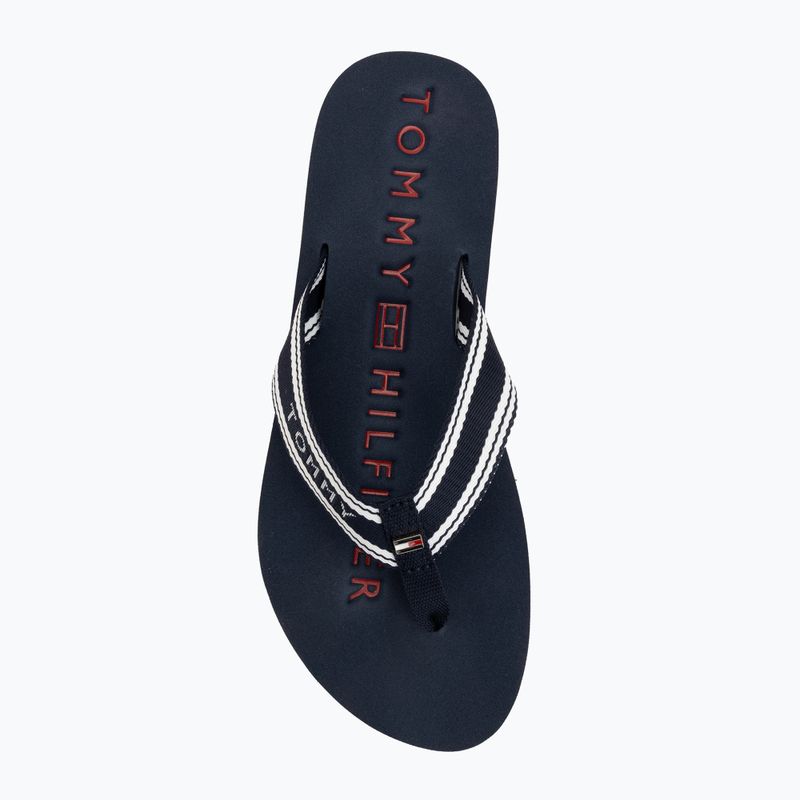 Дамски джапанки Tommy Hilfiger Webbing Summer Sandal rwb 5