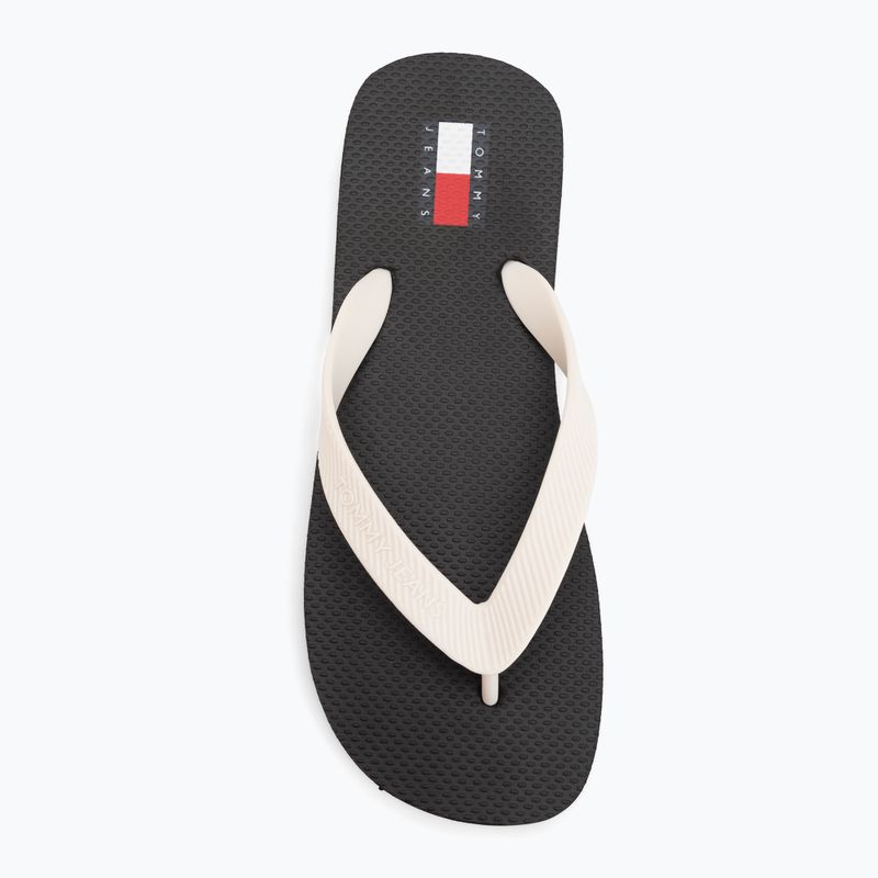 Дамски джапанки Tommy Jeans Logo Summer black/ecru 5