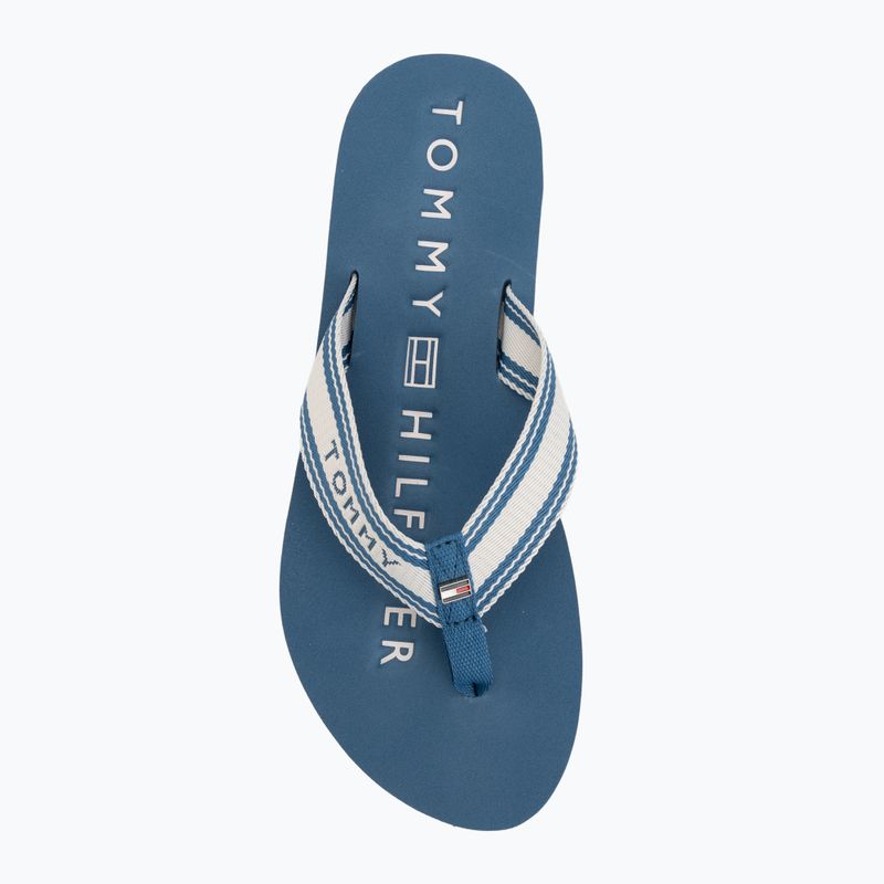 Дамски джапанки Tommy Hilfiger Webbing Summer Sandal cobalt steel 5