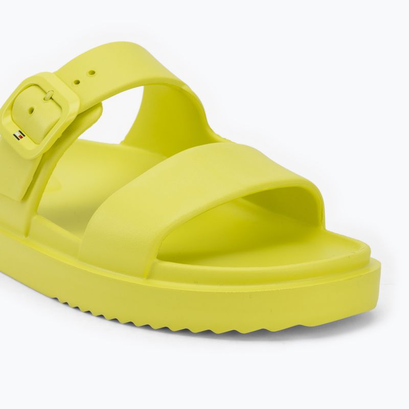 Дамски чехли Tommy Hilfiger Light Double Strap lime zing 7