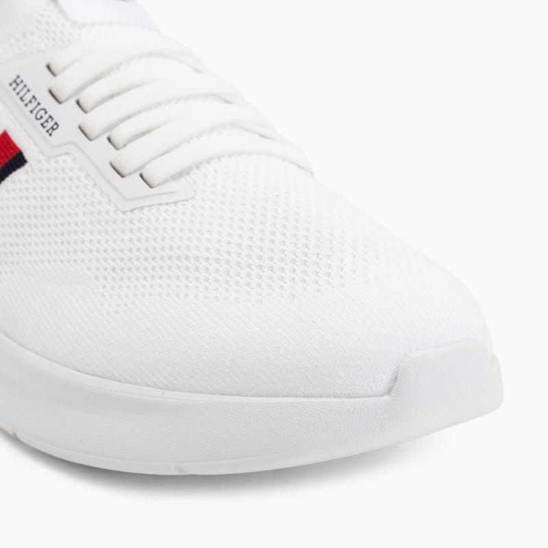 Мъжки обувки Tommy Hilfiger Lightweight Knitted Runner white 7