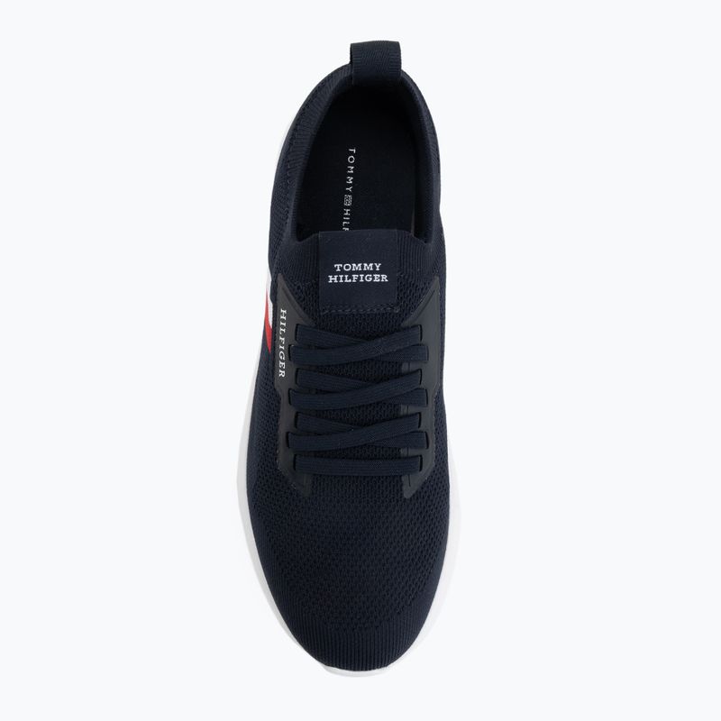 Мъжки обувки Tommy Hilfiger Lightweight Knitted Runner desert sky 5