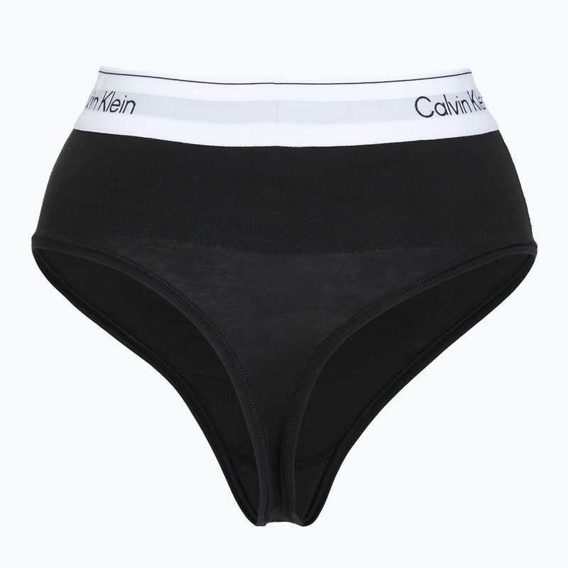 Дамски бикини Calvin Klein LV00QF8283 Thong black 2
