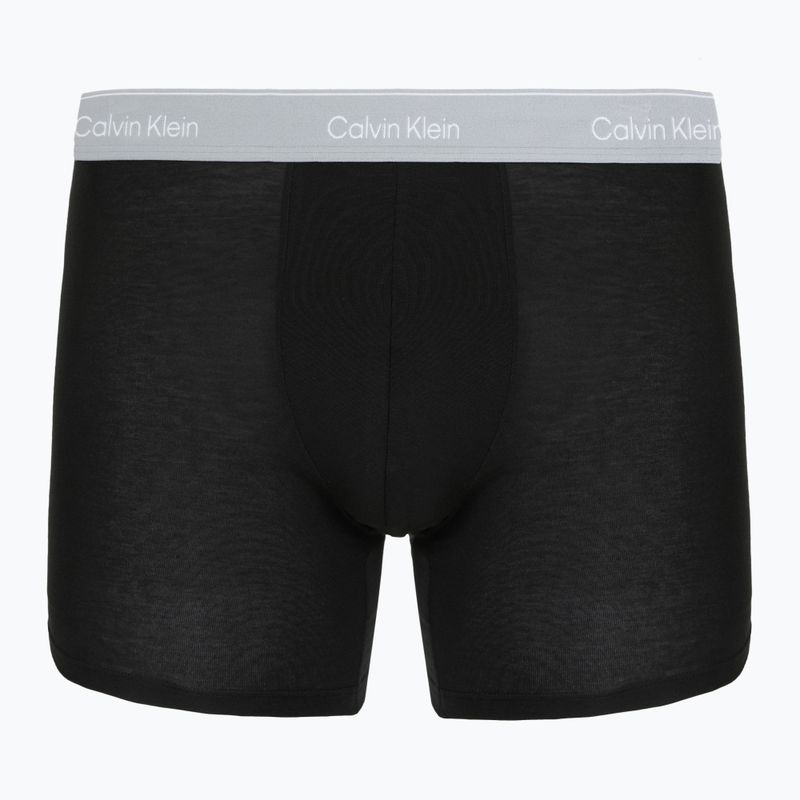 Боксерки Calvin Klein LV00NB4394 Brief 3 чифта black w/darkest spruce wb/black w 2