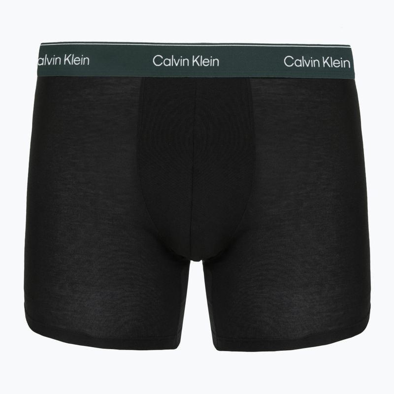 Боксерки Calvin Klein LV00NB4394 Brief 3 чифта black w/darkest spruce wb/black w 6
