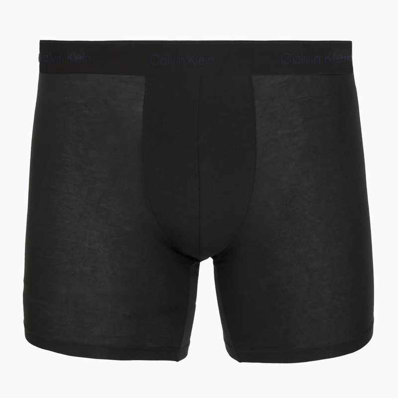 Боксерки Calvin Klein LV00NB4394 Brief 3 чифта black w/heavenly iris logo/black w 5