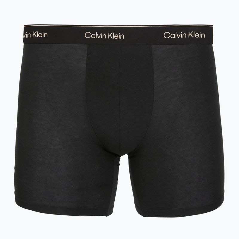 Боксерки Calvin Klein LV00NB4394 Brief 3 чифта black w/heavenly iris logo/black w 6