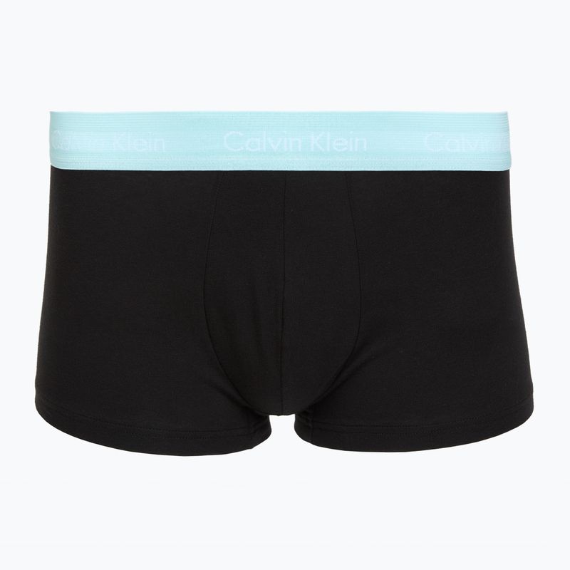 Боксерки Calvin Klein LV00NB4412 Low Rise Trunk 5 чифта black w plume wb/black w misty sage wb 2