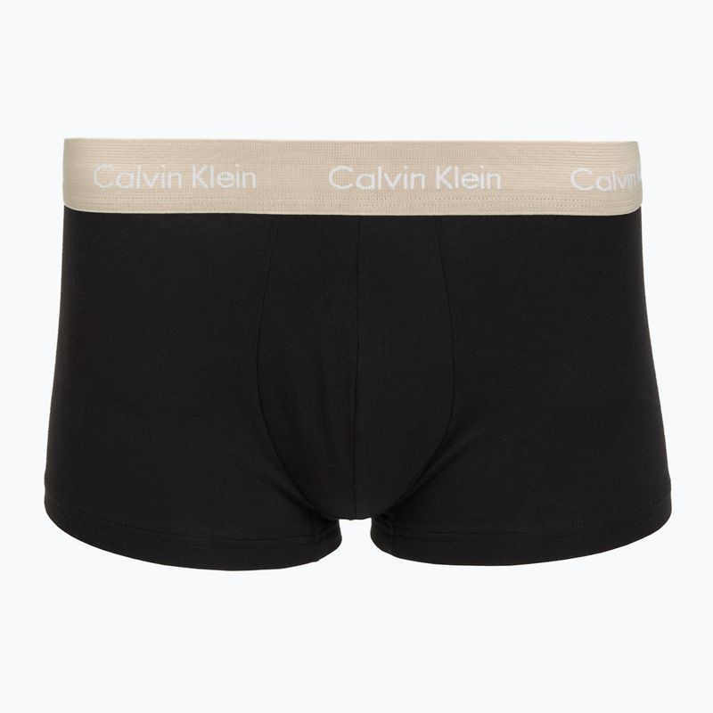 Боксерки Calvin Klein LV00NB4412 Low Rise Trunk 5 чифта black w plume wb/black w misty sage wb 4