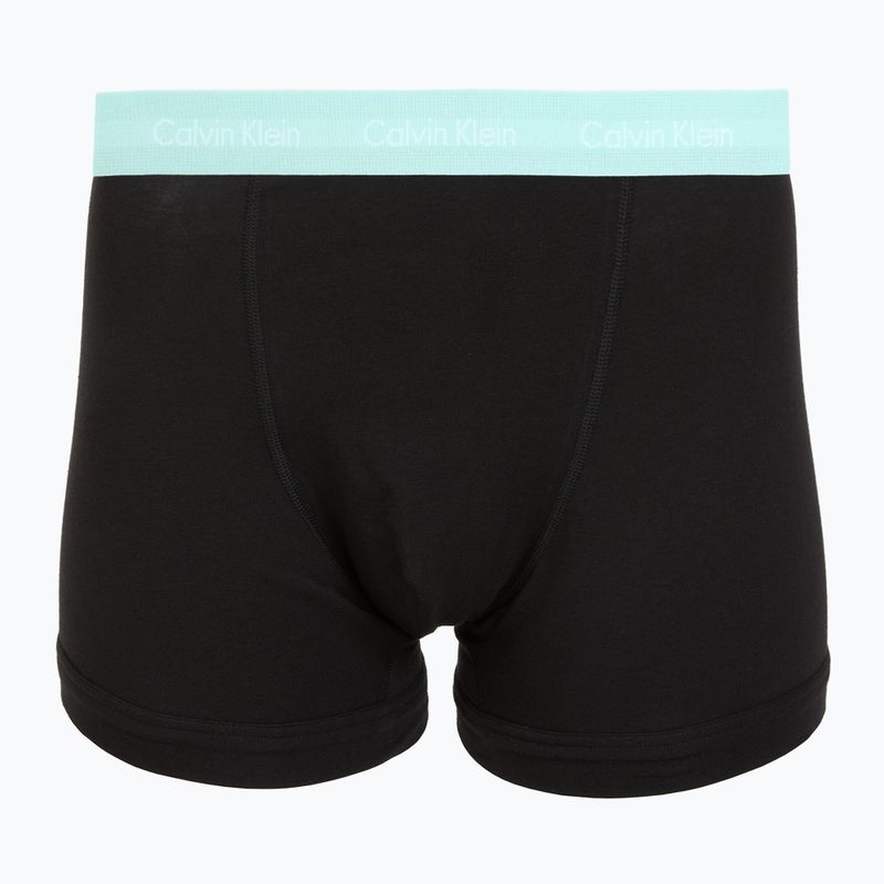 Мъжки боксерки Calvin Klein 0000U2662G Trunk 3 чифта black w plume wb/black w misty sag 2