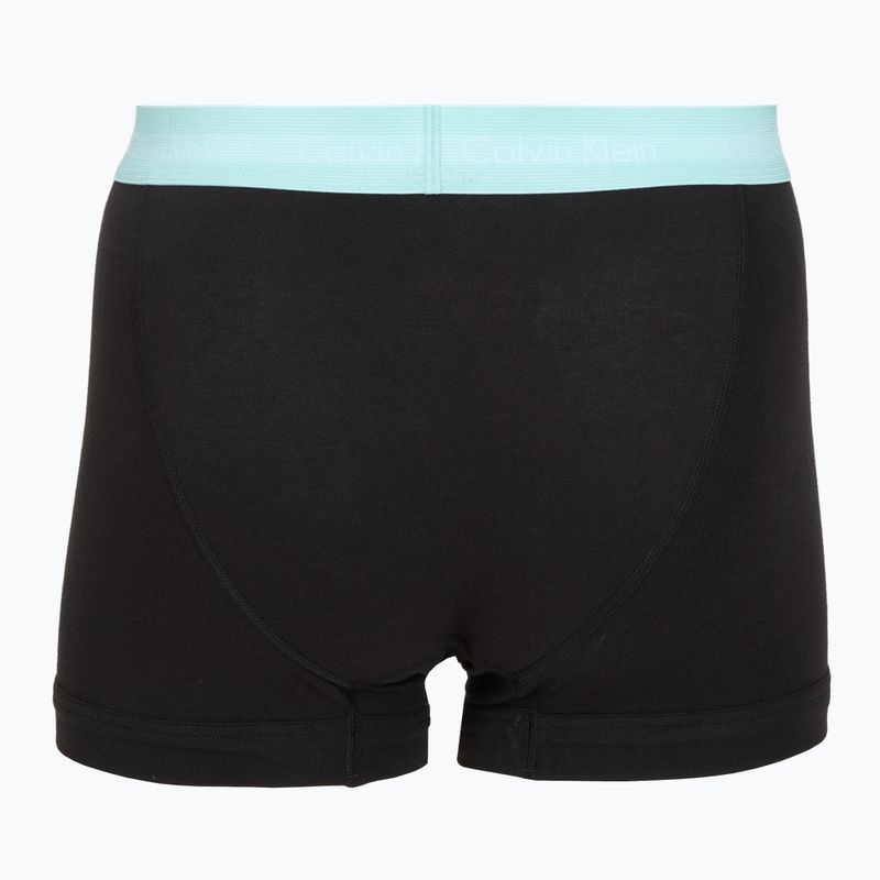 Мъжки боксерки Calvin Klein 0000U2662G Trunk 3 чифта black w plume wb/black w misty sag 5