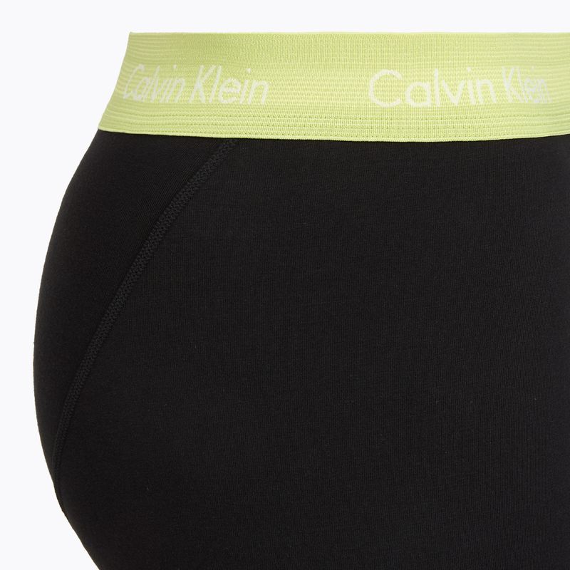 Мъжки боксерки Calvin Klein 0000U2662G Trunk 3 чифта black w green bloom wb/black w da 4