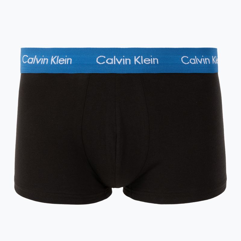 Боксерки Calvin Klein 0000U2664G Low Rise Trunk 3 чифта black/classic blue/black 2