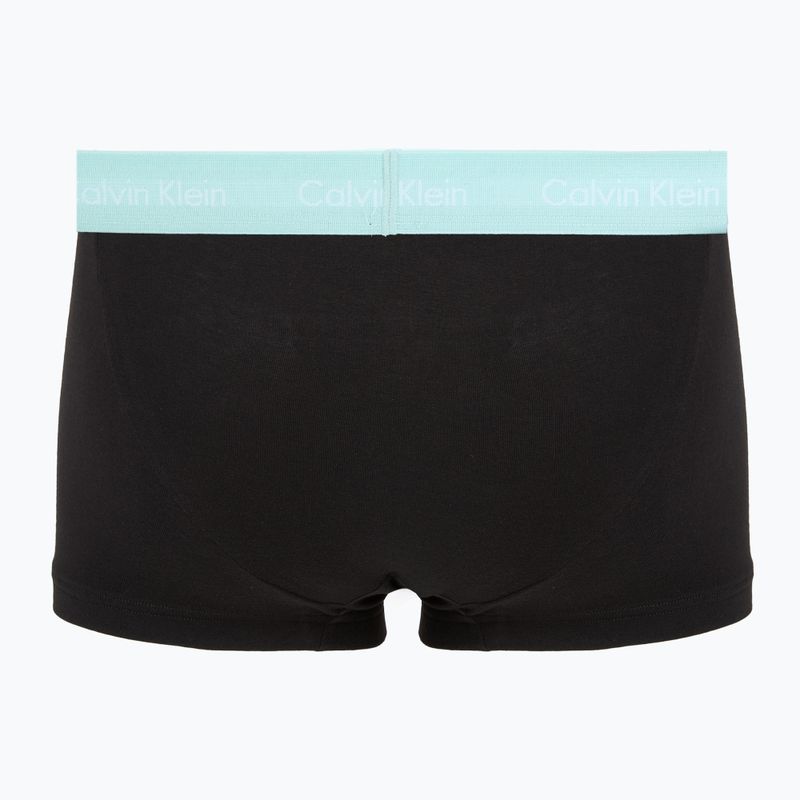 Мъжки боксерки Calvin Klein 0000U2664G Low Rise Trunk 3 pairs black in plume wb/ black in misty sag 3