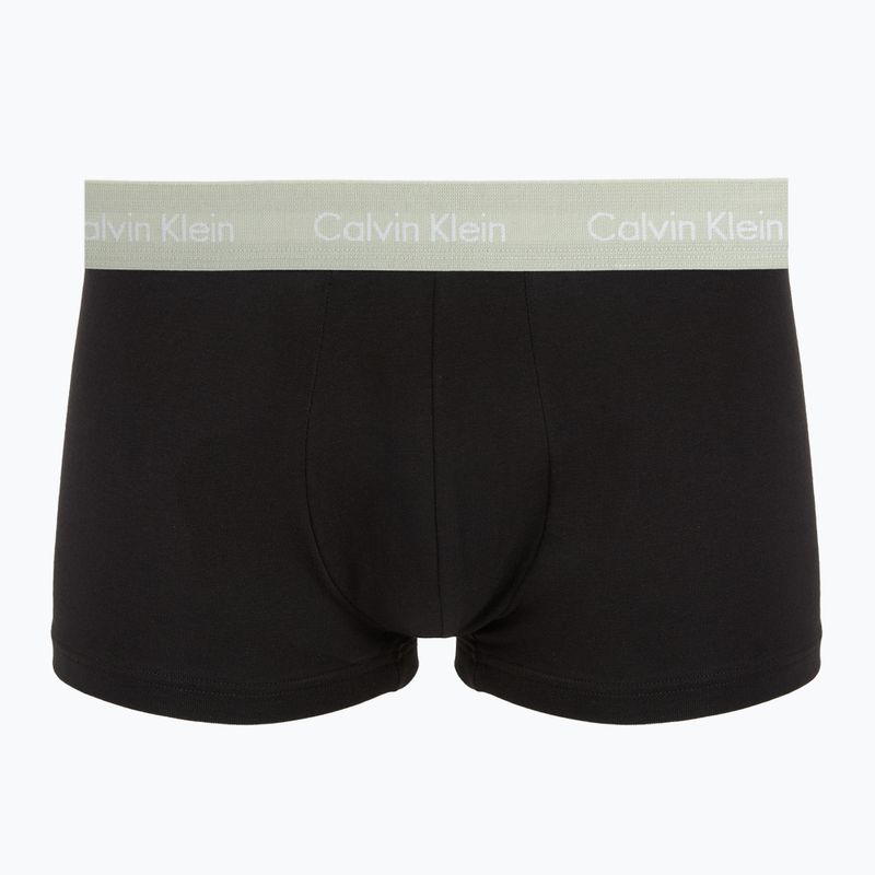 Мъжки боксерки Calvin Klein 0000U2664G Low Rise Trunk 3 pairs black in plume wb/ black in misty sag 5