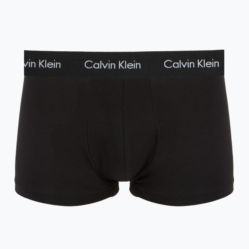 Мъжки боксерки Calvin Klein 0000U2664G Low Rise Trunk 3 pairs black in plume wb/ black in misty sag 6