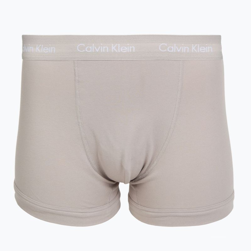 Мъжки боксерки Calvin Klein 0000U2662G Trunk 3 чифта classic blue/porpoise/black 2