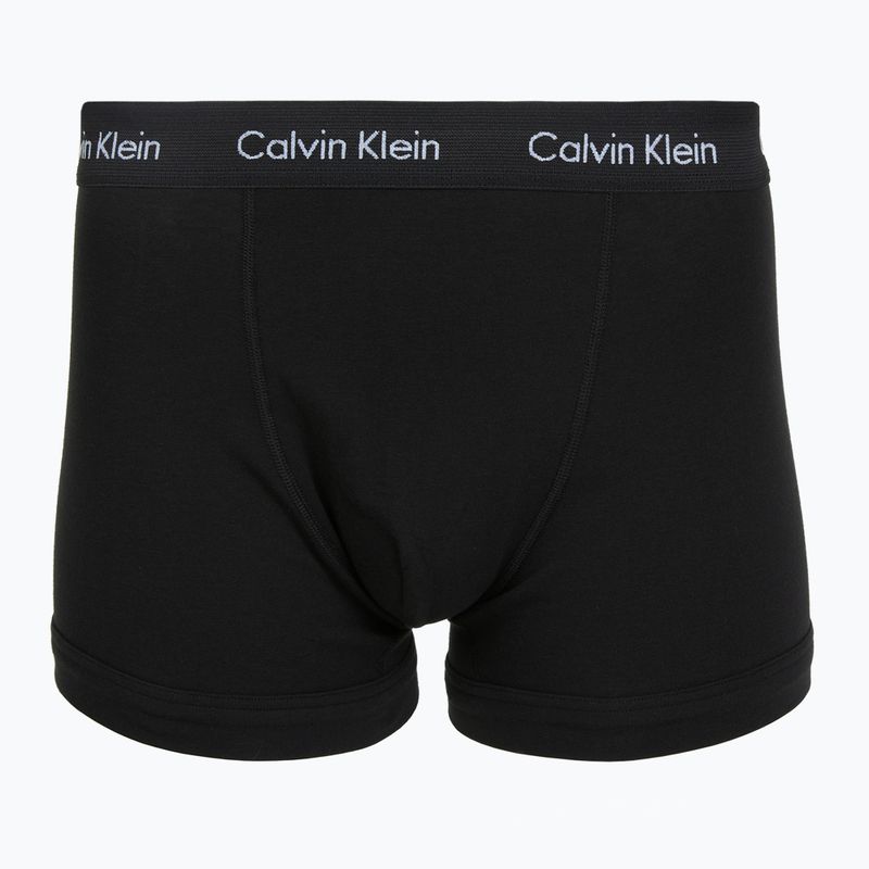 Мъжки боксерки Calvin Klein 0000U2662G Trunk 3 чифта classic blue/porpoise/black 4