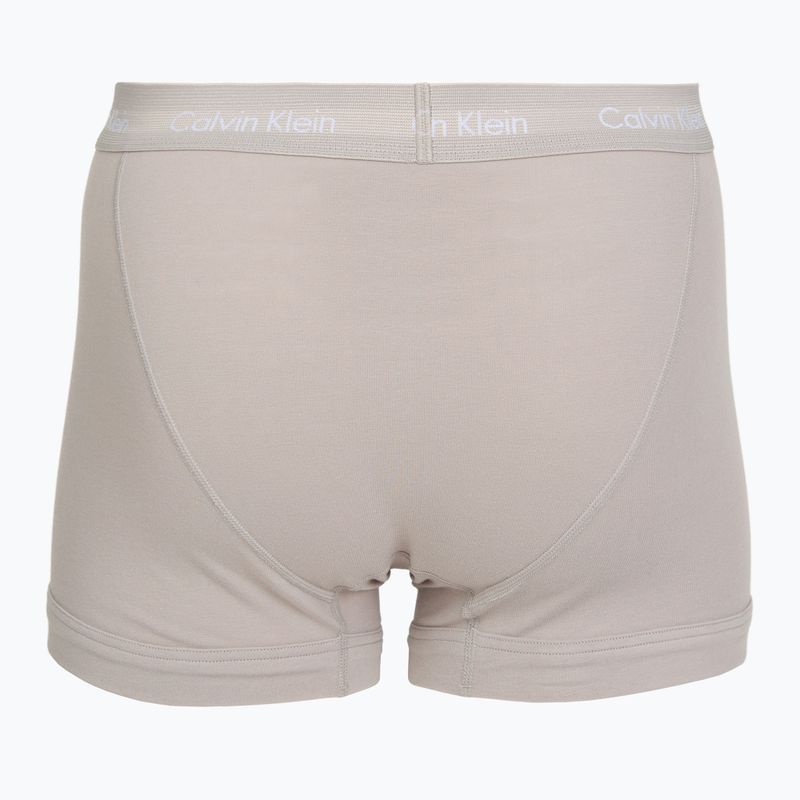 Мъжки боксерки Calvin Klein 0000U2662G Trunk 3 чифта classic blue/porpoise/black 5