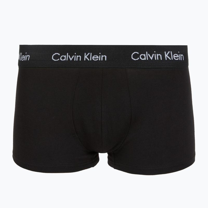 Боксерки Calvin Klein LV00NB4412 Low Rise Trunk 5 чифта black w green bloom wb/black w dazzlin 7