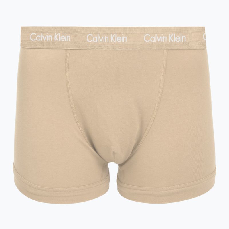 Мъжки боксерки Calvin Klein 0000U2662G Trunk 3 чифта sodalite blue/redwood/white peppe 2