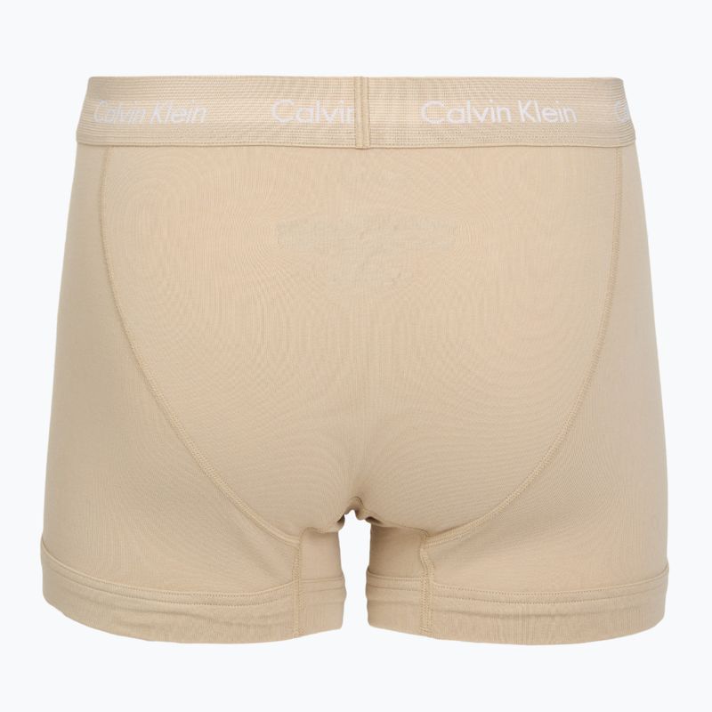 Мъжки боксерки Calvin Klein 0000U2662G Trunk 3 чифта sodalite blue/redwood/white peppe 3