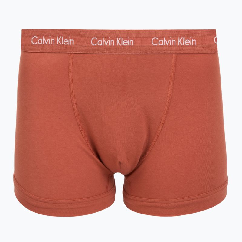 Мъжки боксерки Calvin Klein 0000U2662G Trunk 3 чифта sodalite blue/redwood/white peppe 6