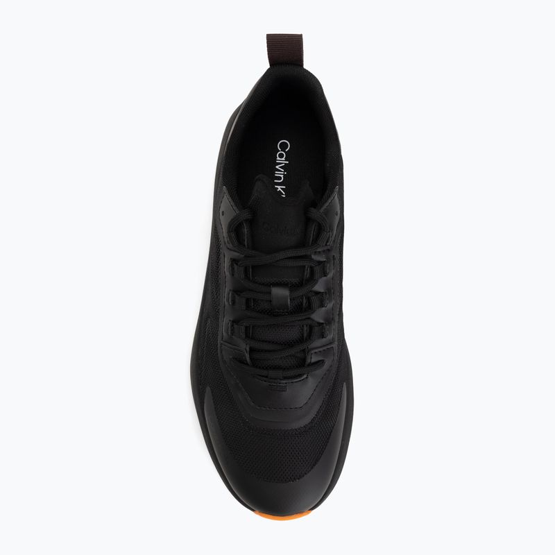 Мъжки обувки Calvin Klein Volumax Chunky Runner Trainers HM0HM02224 black/vivid tangerine 5