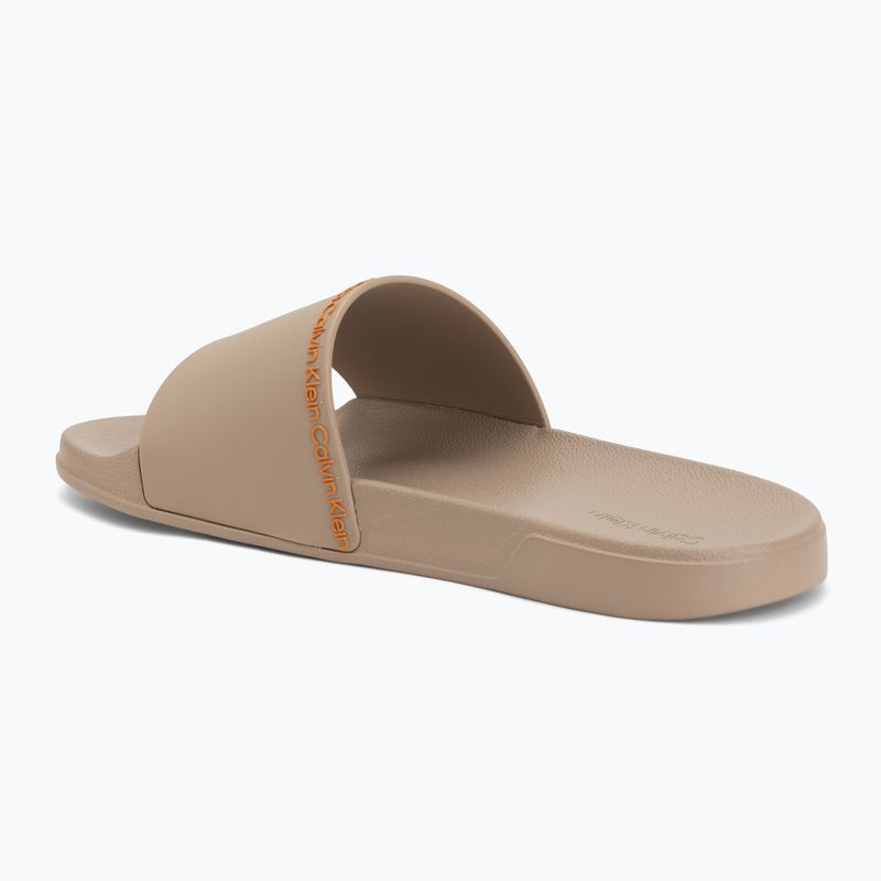 Мъжки чехли Calvin Klein HM0HM02108 Ess Institutional Cv nomad/vivid tangerine 3