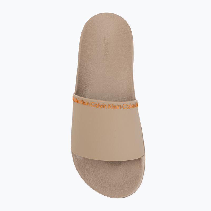 Мъжки чехли Calvin Klein HM0HM02108 Ess Institutional Cv nomad/vivid tangerine 5
