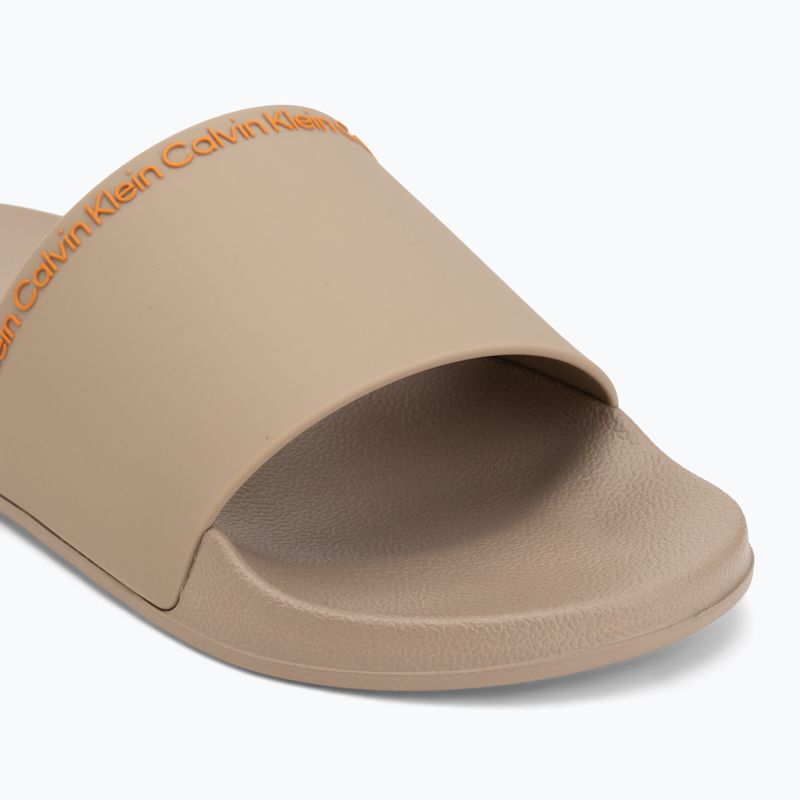 Мъжки чехли Calvin Klein HM0HM02108 Ess Institutional Cv nomad/vivid tangerine 7