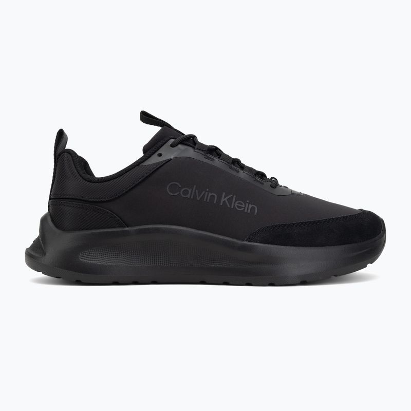 Мъжки обувки Calvin Klein HM0HM02342 Light Eva Runn Essential Laceup Nylon Suede triple black 2