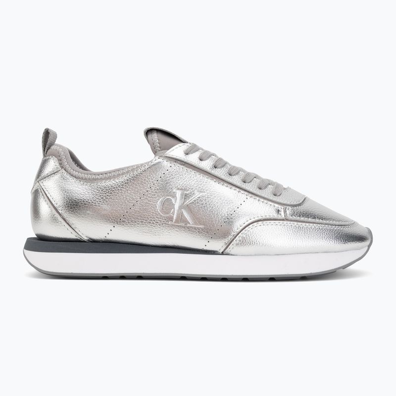 Дамски обувки Calvin Klein HW0HW03287 Retro Runner Metallic silver 2