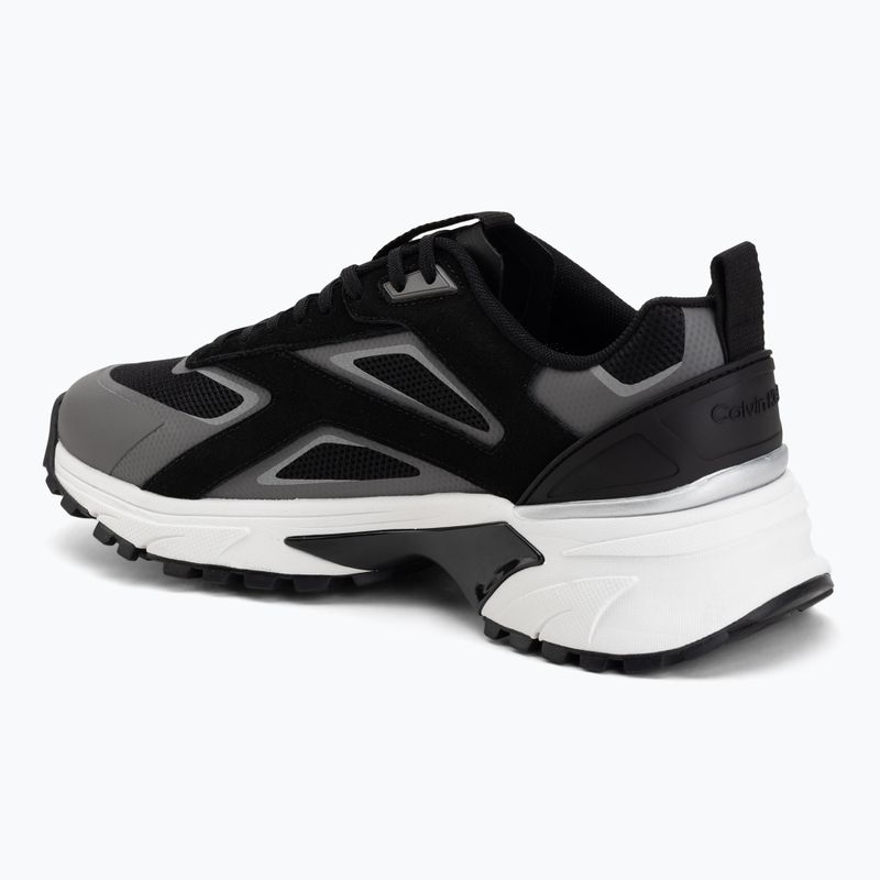 Мъжки обувки Calvin Klein HM0HM02220 Hike Runner Stripe Mix Nylon Suede black/granite road 3