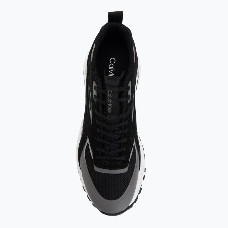 Мъжки обувки Calvin Klein HM0HM02220 Hike Runner Stripe Mix Nylon Suede black/granite road 5